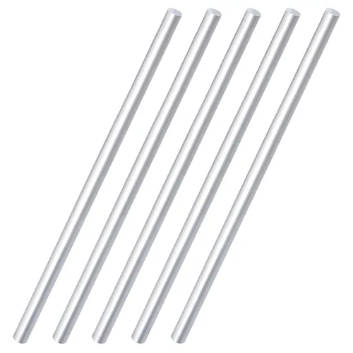 Vista 8 de 3 barras redondas de aluminio de 1/2 pulgada de diámetro, barra redonda de aluminio 6061 larga de 13 pulgadas, extruido sólido T6511, 0.5 pulgadas