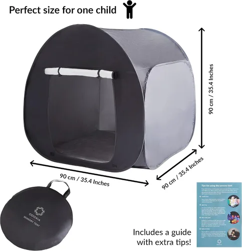 Vista 5 de Tienda de campaña sensorial Esquina tranquila para que los niños jueguen y se relajen Esquina sensorial Ayuda con autismo, SPD, ansiedad
