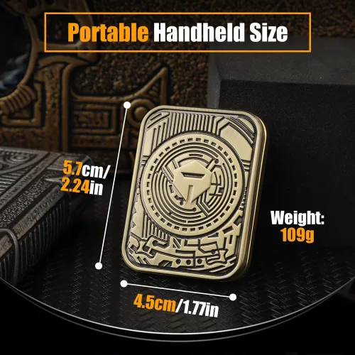 Vista 5 de Cool Chip Fidget Slider para niños, juguetes para ansiedad para adultos, juguetes magnéticos de metal, juguetes de escritorio, accesorios EDC
