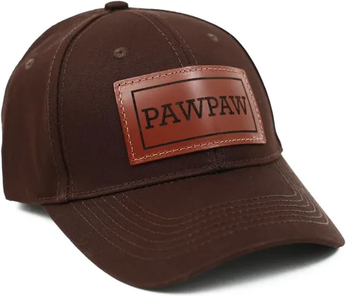Vista 14 de Gorra de camionero para papá, gorra de béisbol, gorra de papá, gorra de cuero grabada con láser