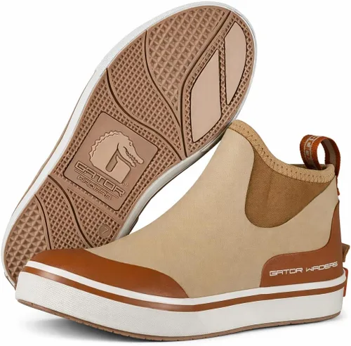 Vista 10 de Gator Waders Botas de Campamento de Malla de Aire para Mujeres - Botas de Tobillo Duraderas Transpirables Antideslizantes Impermeables para Acampar