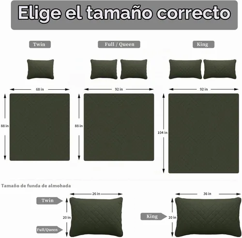 Vista 7 de Easy-Going - Juego de colcha reversible tamaño individual con 1 colcha y 1 funda de almohada, colcha de cama suave, colcha de microfibra ligera