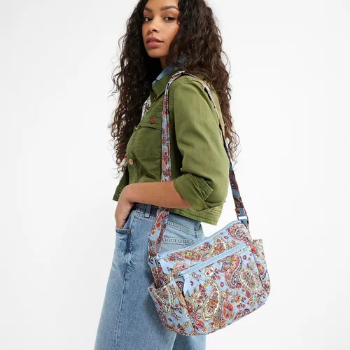 Vista 7 de Vera Bradley Bolso cruzado de algodón para mujer