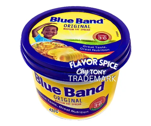Vista 5 de Margarina Blue Band (baja - grasa para untar (8.82 oz) Con 2 paquetes de galletas de crema sin azúcar