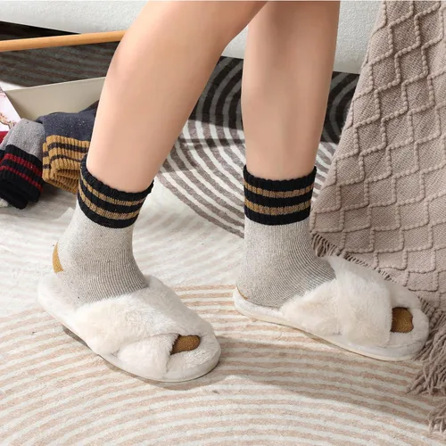 Vista 9 de Clothirily Wool Socks for Women, Thick Knit Winter Warm Boot Wool Socks