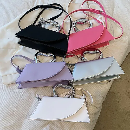 Vista 9 de Bolso pequeño de color plateado, bolsos cruzados, bolsos de noche Y2K, bolso de mano para mujer, bolsos de hombro, bolsa de mano para mujer 2023