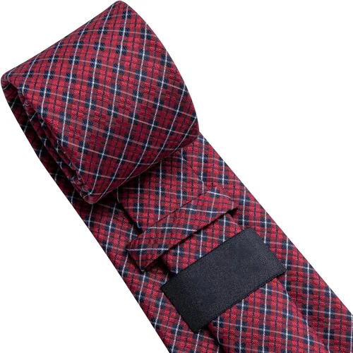 Vista 94 de Dubulle Corbata tejida de cachemira para hombre y gemelos de pañuelo para hombre, conjunto de gemelos para boda formal y negocios