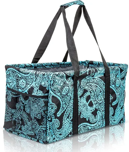 Vista 18 de Bolsa de utilidad extra grande de Lucazzi - Bolsa de playa grande plegable sobredimensionada, excelente para la piscina con marco resistente