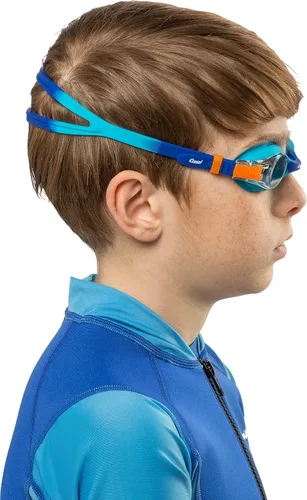 Vista 3 de Cressi Gafas de natación coloridas para niños y niñas de 4 a 8 años de edad, delfín 2.0, estrellas de mar y caballito de mar: diseñadas en Italia