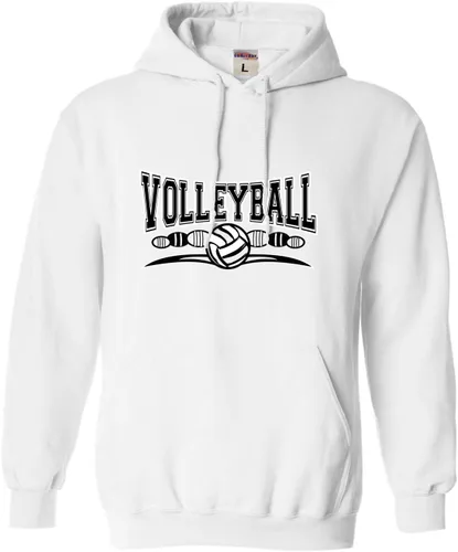 Vista 21 de Go All Out Sudadera con capucha para hombre y mujer con diseño fresco de voleibol