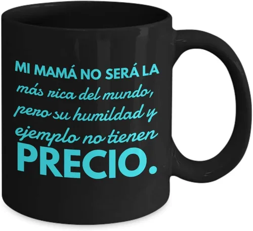Vista 2 de Taza de Cafe Regalo para Mama Vaso, taza de café divertidas, tazas personalizadas, taza de café inspiradoras, taza con mensajes positivos., 11onza