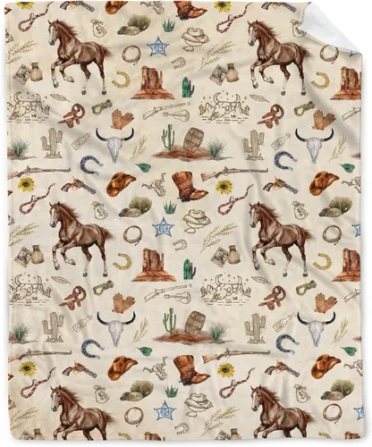 Vista 30 de Manta de caballos regalos para niñas y niños, manta de caballo regalos para decoración de bebé, manta de felpa suave y ligera de franela polar