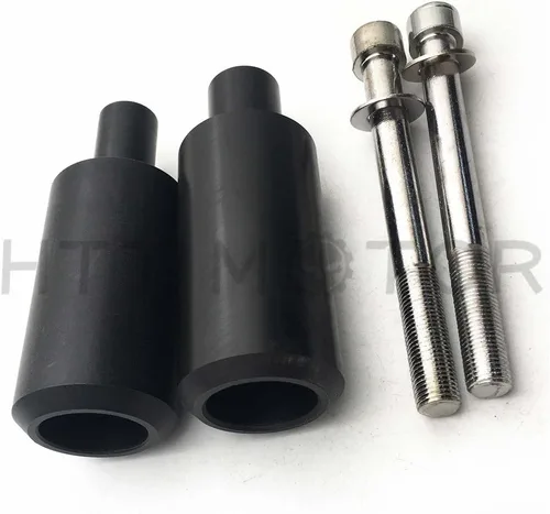 Vista 4 de MT219-016-BK Deslizador de Marco Extendido Largo Crash Compatible con Cbr 600Rr 2003 2004 2005 2006 Negro