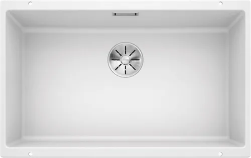 Vista 6 de BLANCO SUBLINE 320-U 523 410 - Fregadero de cocina, color blanco, 15.7 in Unterschrank