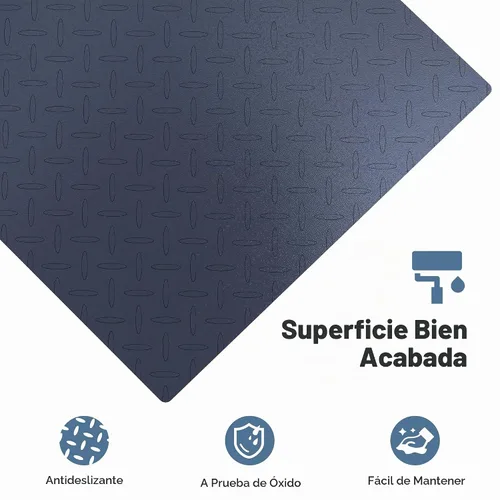 Vista 4 de Báscula industrial de suelo resistente de 48 x 48 pulgadas, 10000 libras x 1 libra, color azul marino Accurate Pallet Scale with Stainless Steel