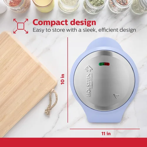 Vista 5 de Holstein Housewares Máquina para Hacer Cake Pops de 12 Unidades con Placas Antiadherentes y Luces Indicadoras - Hornea 12 Cake Pops Dulces o Salados