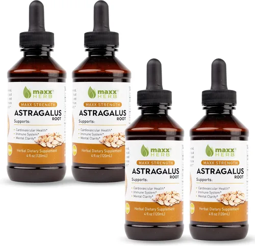 Vista 7 de Maxx Herb Extracto de raíz de astrágalo: la tintura líquida de máxima fuerza se absorbe mejor que las cápsulas o el polvo, para apoyo inmunológico