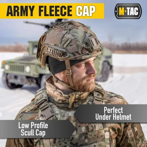 Vista 3 de M-Tac Watch Cap Fleece Mens Winter Hat Military Tactical Skull Cap Beanie