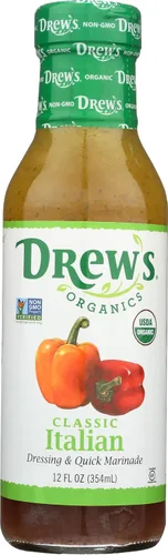 Vista 7 de Drew's - Aderezo para ensaladas totalmente natural y adobo de 10 minutos, Buttermilk Ranch, botella de 12 onzas