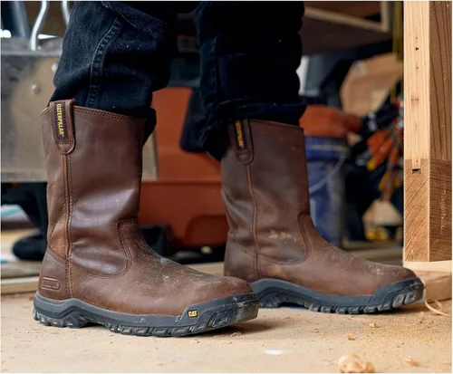 Vista 2 de CAT Botas de trabajo con puntera de acero Drawbar para hombre