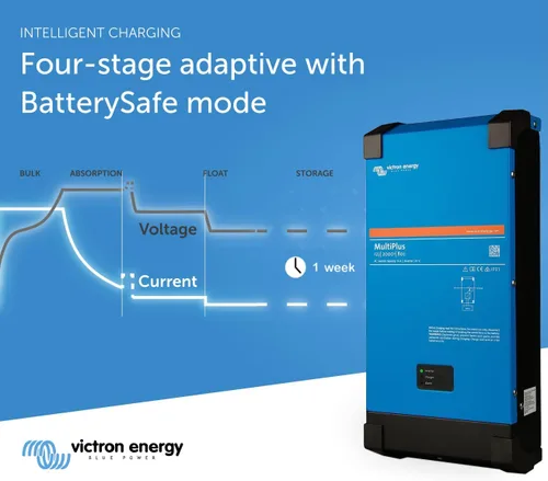 Vista 3 de Victron Energy MultiPlus - Cargador inversor de onda sinusoidal pura para batería de 80 amperios, 2000VA 12 voltios