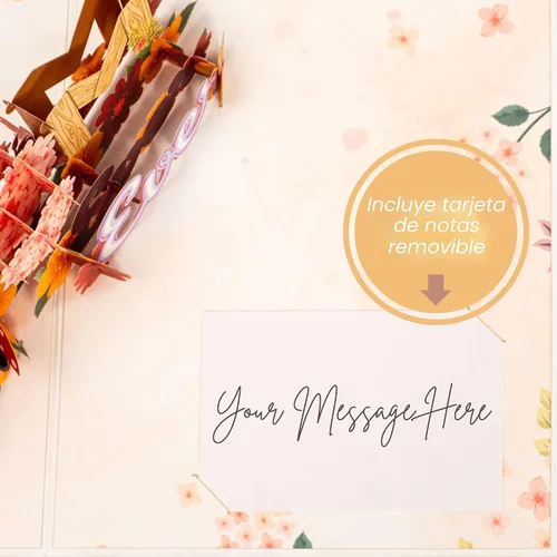 Vista 7 de Paper Love Frndly - Tarjeta desplegable 3D para el día de la madre, la mejor mamá del mundo, para madre, esposa, cualquier persona, 100% reciclada