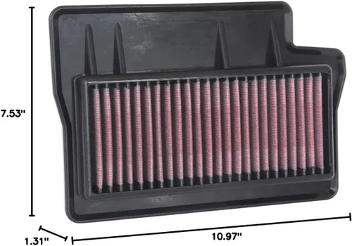 Vista 11 de K&N Filtro de aire del motor: alto rendimiento, premium, filtro de aire Powersport: compatible con YAMAHA MT-09/MT-09 SP 2021; MTT9GT Tracer 9 GT