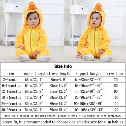 Vista 7 de Disfraz de bebé de Halloween para niños pequeños, rómper, mameluco para niños o niñas, ropa de animales, de 2 a 36 meses