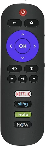 Vista 2 de Reemplazo de control remoto para TCL Roku TV Remote todos los televisores LED inteligentes TCL Roku