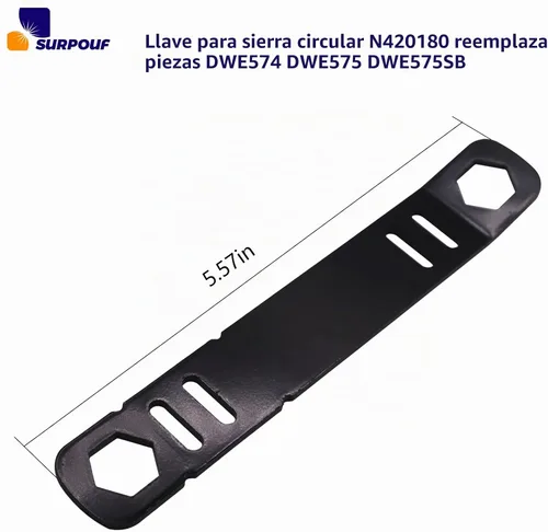 Vista 2 de N420180 N165861 Llave de sierra circular 60V 7-1/4 pulgadas Reemplazo DWE574 DWE575 DWE575 DWE575SB Parte
