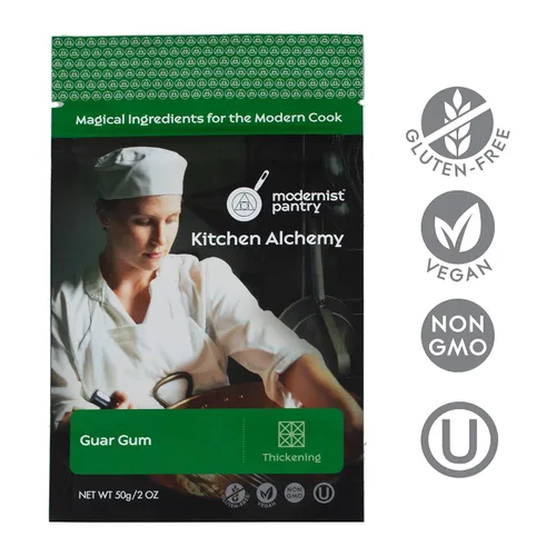 Vista 2 de Goma de goma guar pura sin OMG vegano OU Kosher certificado - 50 g/2 oz