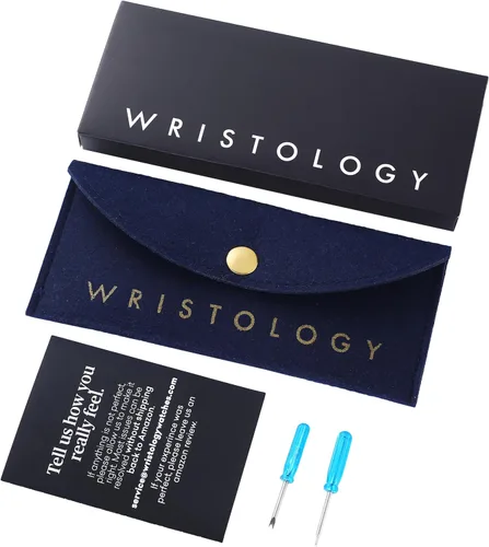 Vista 8 de Wristology Reloj ovalado para mujer, estilo vintage, banda intercambiable, ajustable, fácil de leer, analógico