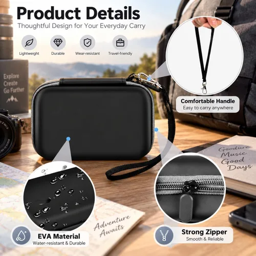 Vista 5 de Funda rígida para JBL Go 4/3 y Canon Ivy 2
