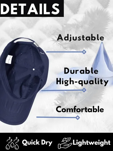Vista 5 de FASHIXD Gorra de béisbol unisex impermeable para exteriores, sombrero de secado rápido All Senson