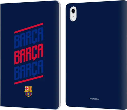 Vista 9 de Head Case Designs Funda de piel con licencia oficial del FC Barcelona Barca Crest Graphics para Apple iPad Air 2020/2022