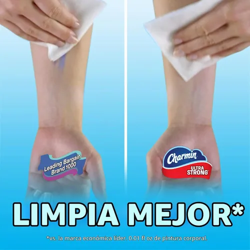 Vista 7 de Charmin Papel higiénico ultra fuerte, 6 rollos súper mega = 36 rollos regulares
