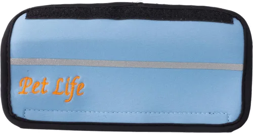Vista 4 de Pet Life ® Mangas reflectantes y protectoras de neopreno extremo para perros, mangas para articulaciones de mascotas con cierres de gancho y bucle