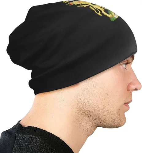 Vista 8 de Reino Unido Inglaterra Real Escudo de Armas Reino Unido Adulto Sombrero de Punto Beanie Invierno Cálido Cráneo Sombrero - Hombres Mujeres