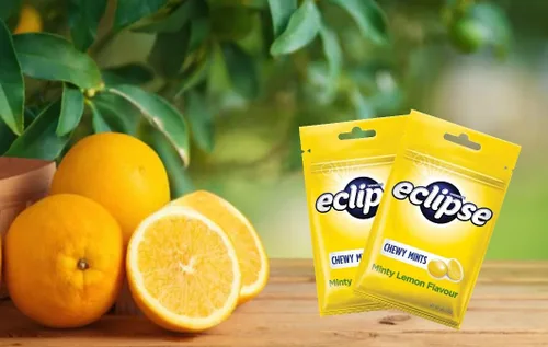 Vista 2 de Wrigley's - Eclipse Lemon Chewy Mints Powerful Fresh Breath x 8 paquetes