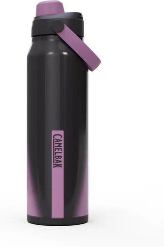 Vista 32 de CamelBak Thrive Chug - Botella de agua aislada de acero inoxidable, color negro, 20 onzas