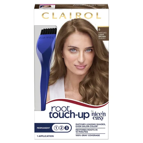 Vista 25 de Clairol Root Touch-Up de Nice'n Easy Tinte Permanente para el Cabello, 10 Rubio Extra Claro, Paquete de 1