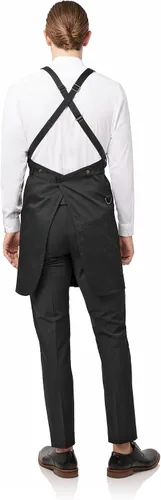 Vista 4 de Chef Works Delantal largo con babero para hombre
