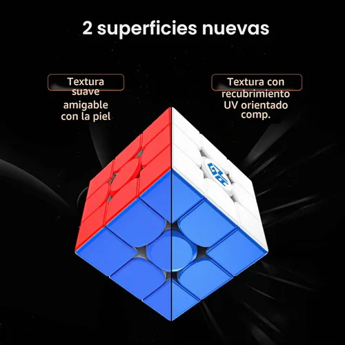 Vista 7 de GAN - Cubo magnético de velocidad 3 x 3 11 M Pro, cubo de rompecabezas mágico, cubo sin calcomanías, superficie esmerilada (interior negro)