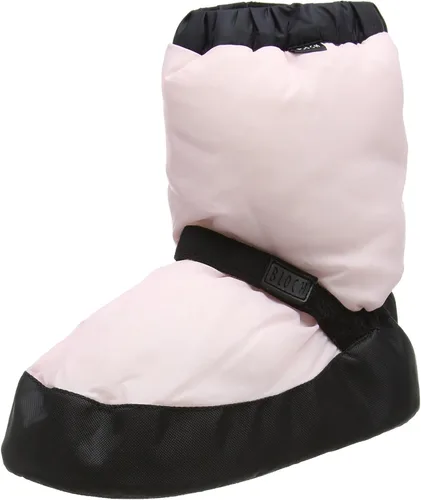 Vista 6 de Bloch Girls Warm Up Dance Booties, Lightweight Ballet Slippers, PVC Sole Nailon lila