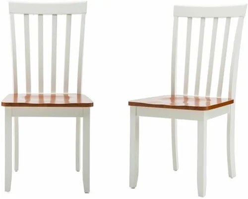 Vista 4 de Boraam Bloomington Silla de comedor, Madera, Negro/Cerezo Blanco