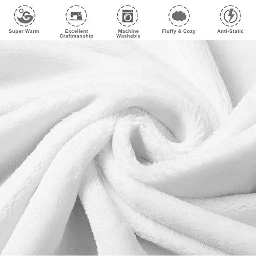 Vista 4 de Manta personalizada con nombre para niños, manta personalizada con nombre de bebé súper suave para niños y niñas, manta con monograma con nombre
