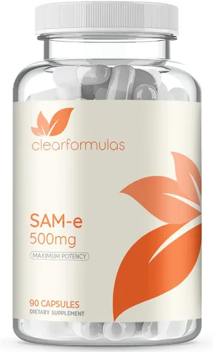 Vista 11 de Clear Formulas Bioactive SAM-e 500 mg - Suplemento SAM-e de alta resistencia con forma S, S biológicamente activa para el hígado y el estado