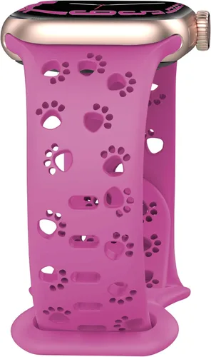 Vista 22 de Correa de silicona compatible con Apple Watch Band de 1.496 in, 1.575 in, 1.614 in, 1.654 in, 1.732 in, 1.772 in, 1.772 in, 1.772 in, 1.772 in