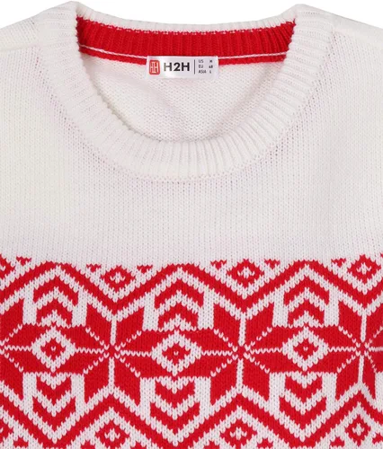 Vista 6 de H2H - Suéteres navideños tejidos sin botones para hombre, estilo casual, ajustado, para Navidad