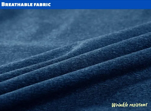 Vista 7 de TACVASEN Sudaderas de golf de manga larga con cremallera de 14 para hombre, con forro polar de invierno, camisa térmica